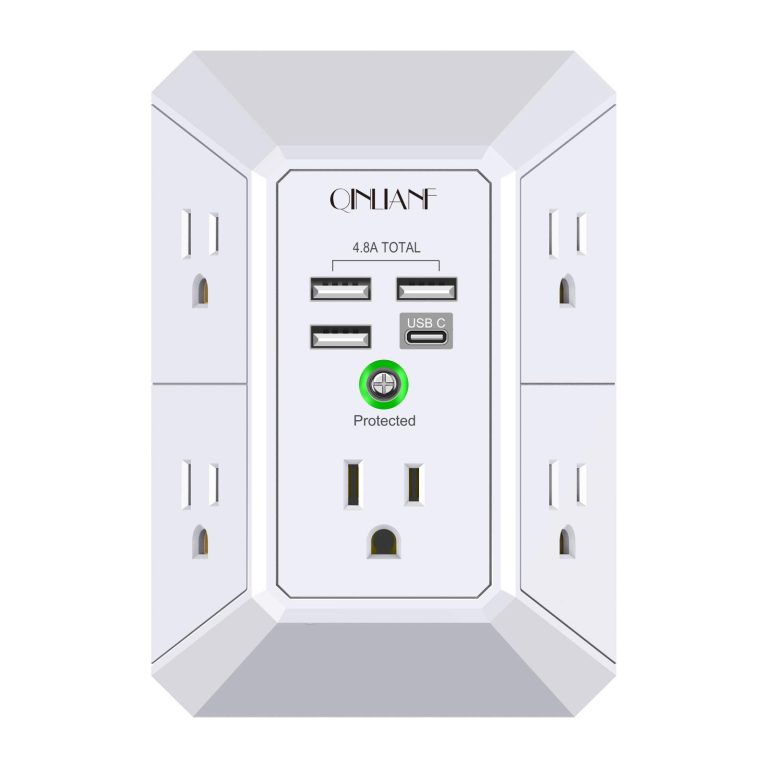 QINLIANF 5 Outlet Extender