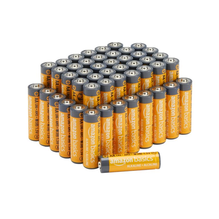 Amazon Basics 48-Pack AA Alkaline High-Performance Batteries