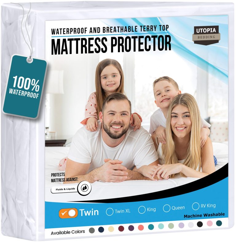 Utopia Bedding Waterproof Mattress Protector Twin Size