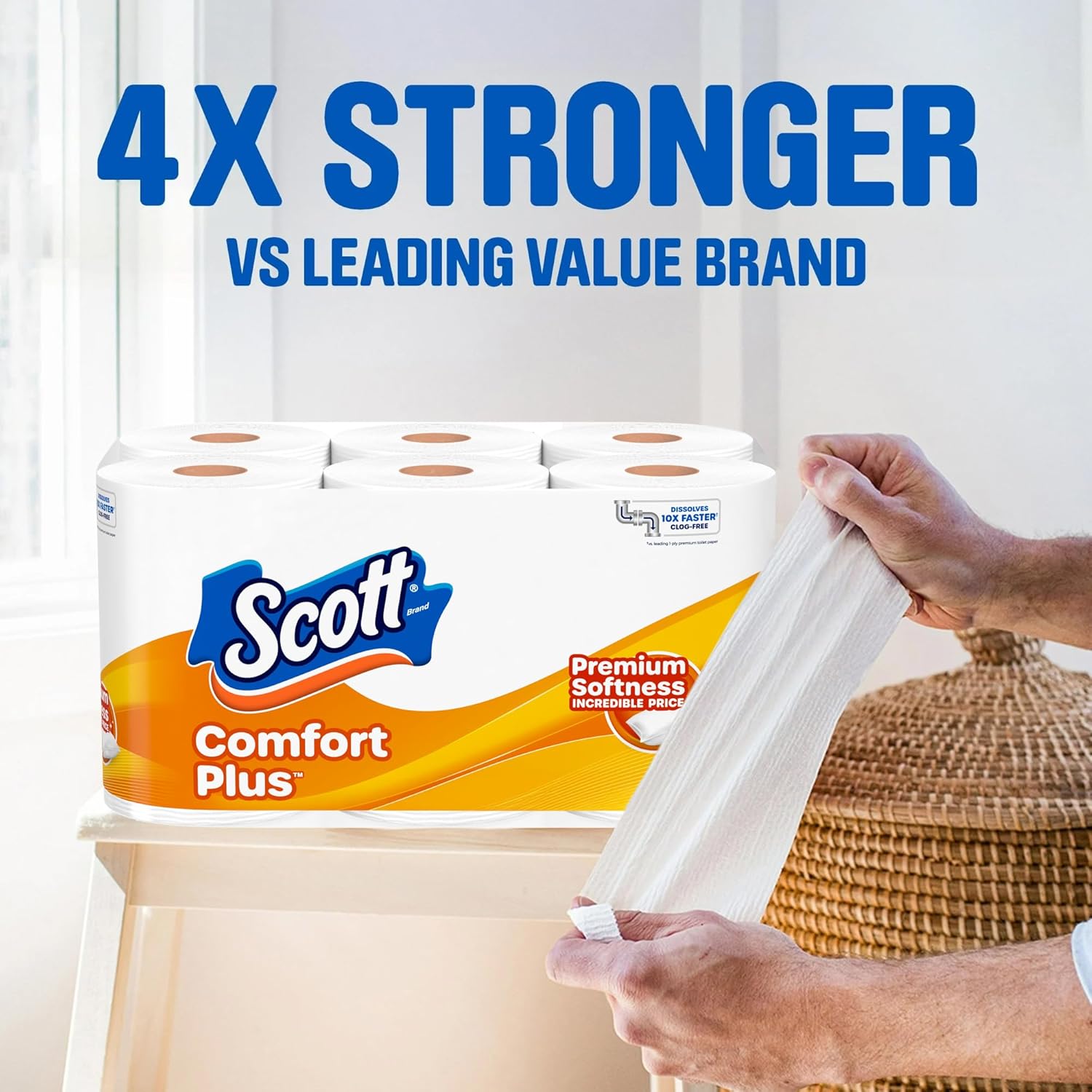 Scott ComfortPlus Toilet Paper environmentally conscious features