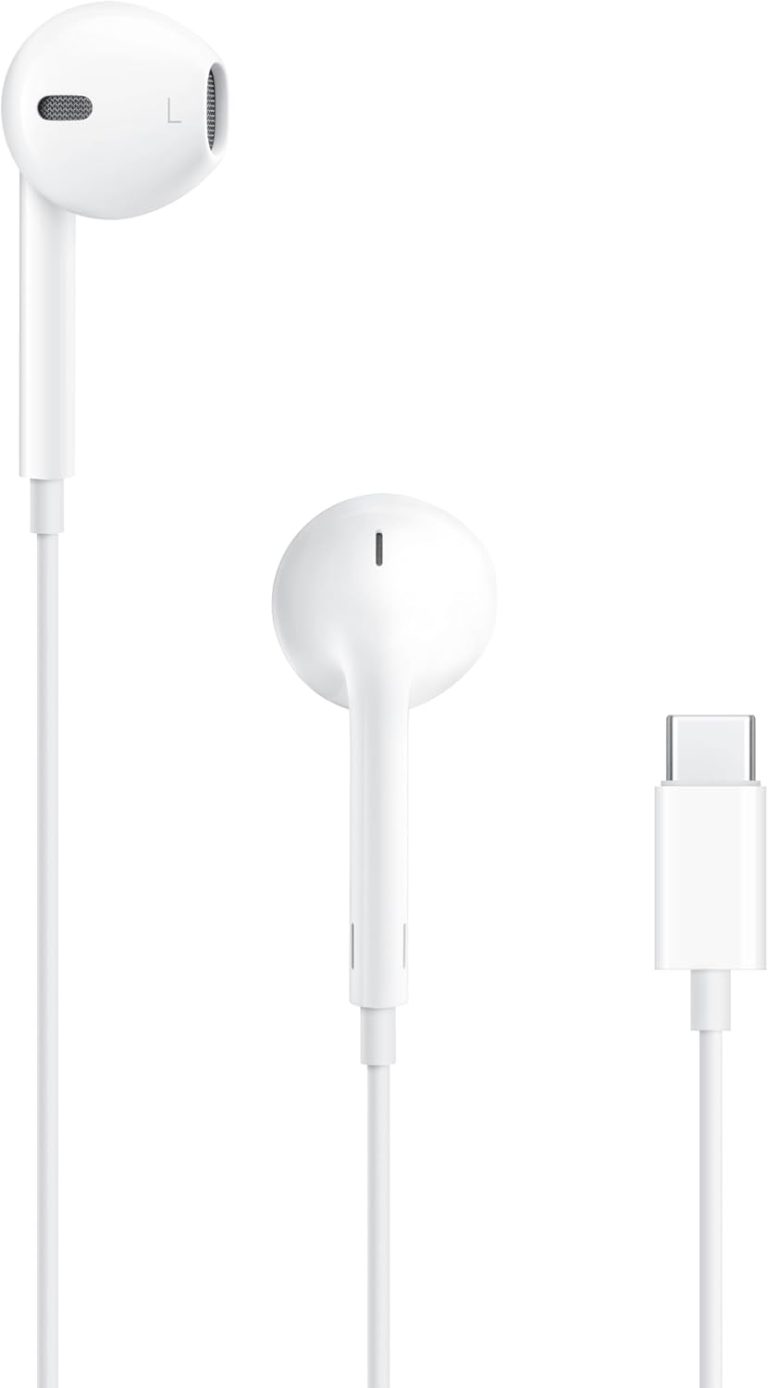 Apple EarPods Headphones with USB-C Plug, Wired Ear Buds with Built-in Remote to Control Music, Phone Calls, and Volume Review