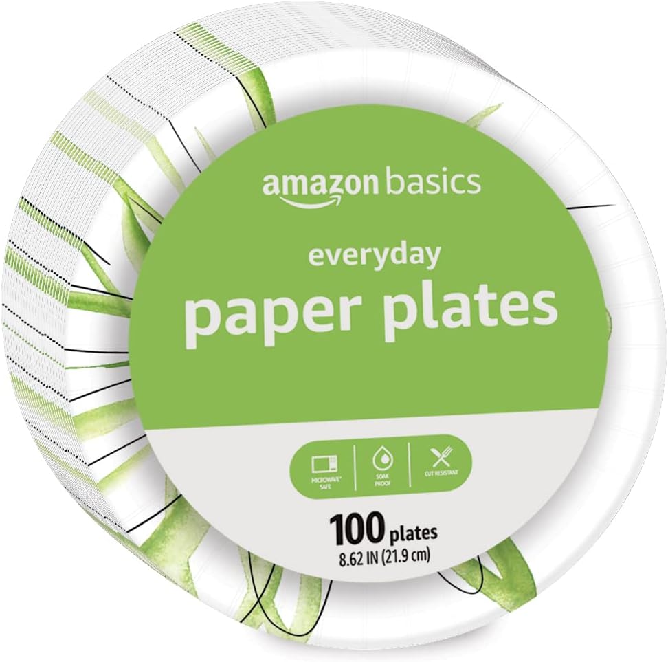 Amazon Basics Everyday Paper Plates