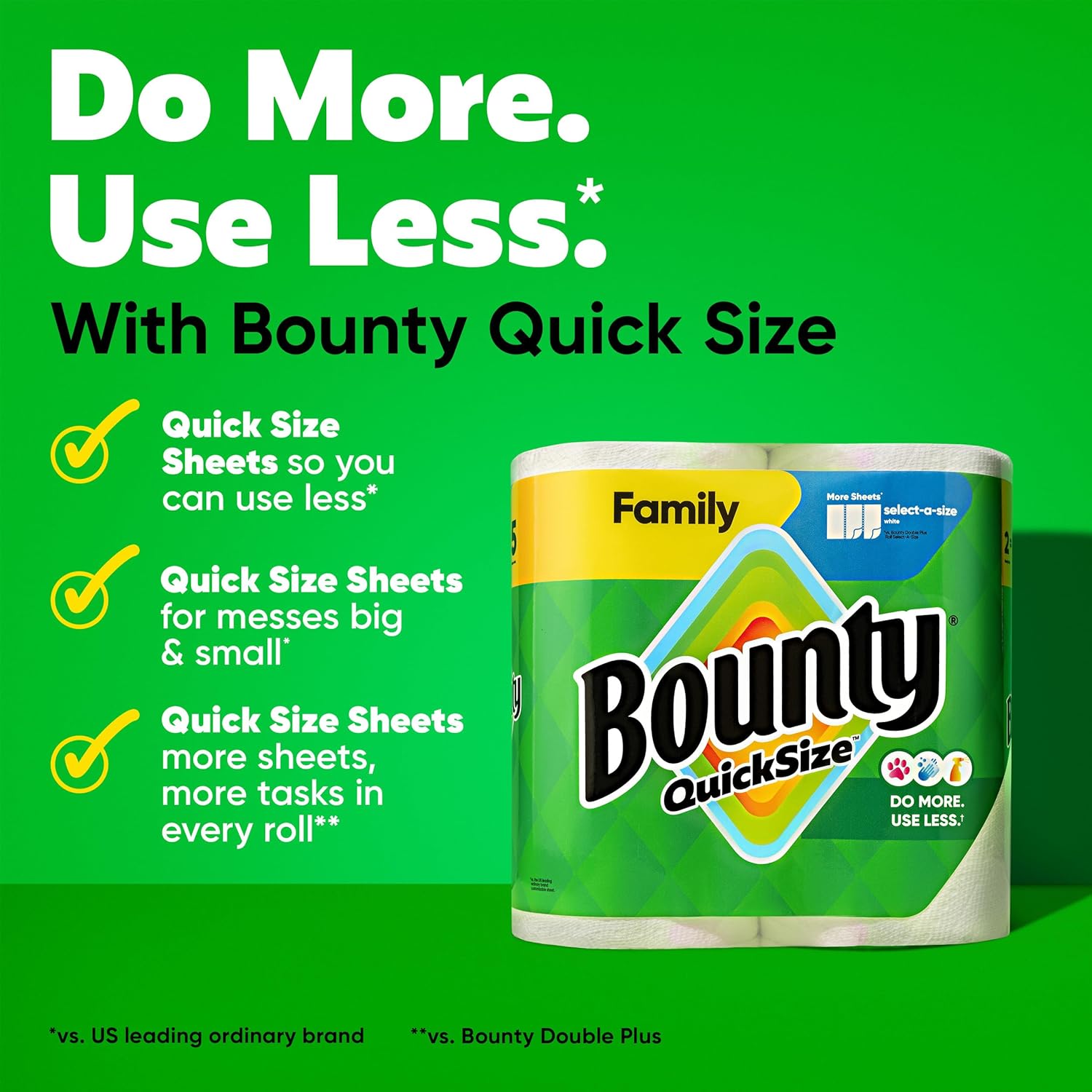 Bounty Paper Towels Quick Size
