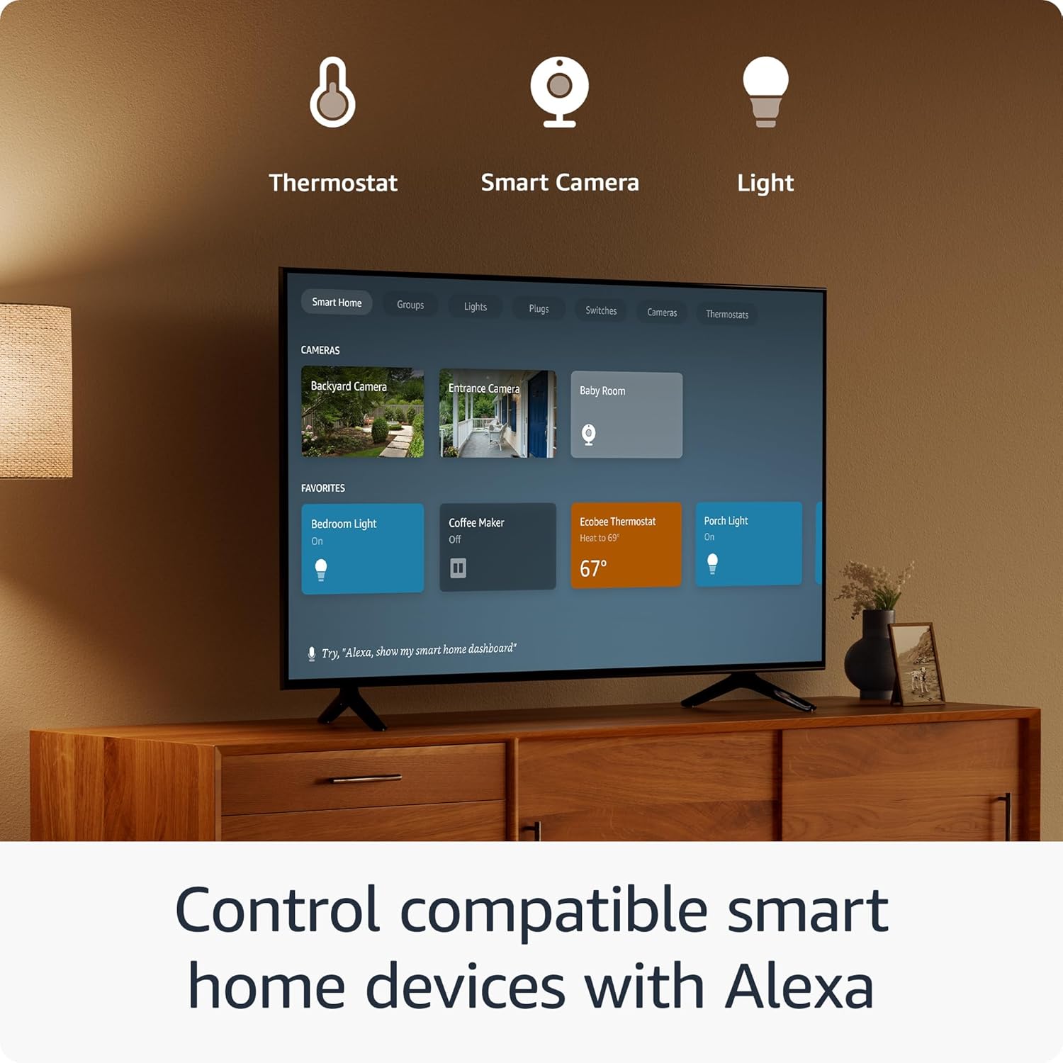 Live TV and Smart Home Control Features
