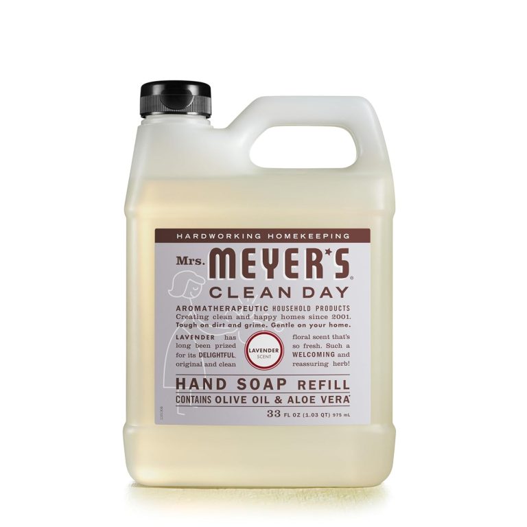MRS. MEYER’S CLEAN DAY Liquid Hand Soap Refill, Cruelty Free and Biodegradable Formula, Lavender Scent, 33 Fl Oz (Pack of 1) Review