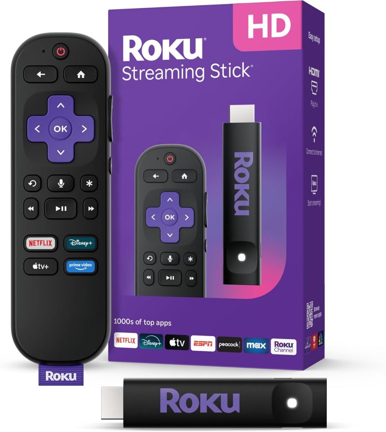 Roku Streaming Stick HD 2025 — HD Streaming Device for TV with Roku Voice Remote, Free & Live TV Review
