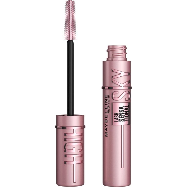 Maybelline Lash Sensational Sky High Washable Mascara Makeup, Volumizing, Lengthening, Defining, Curling, Multiplying, Buildable Formula, Blackest Black, 1 Count Review