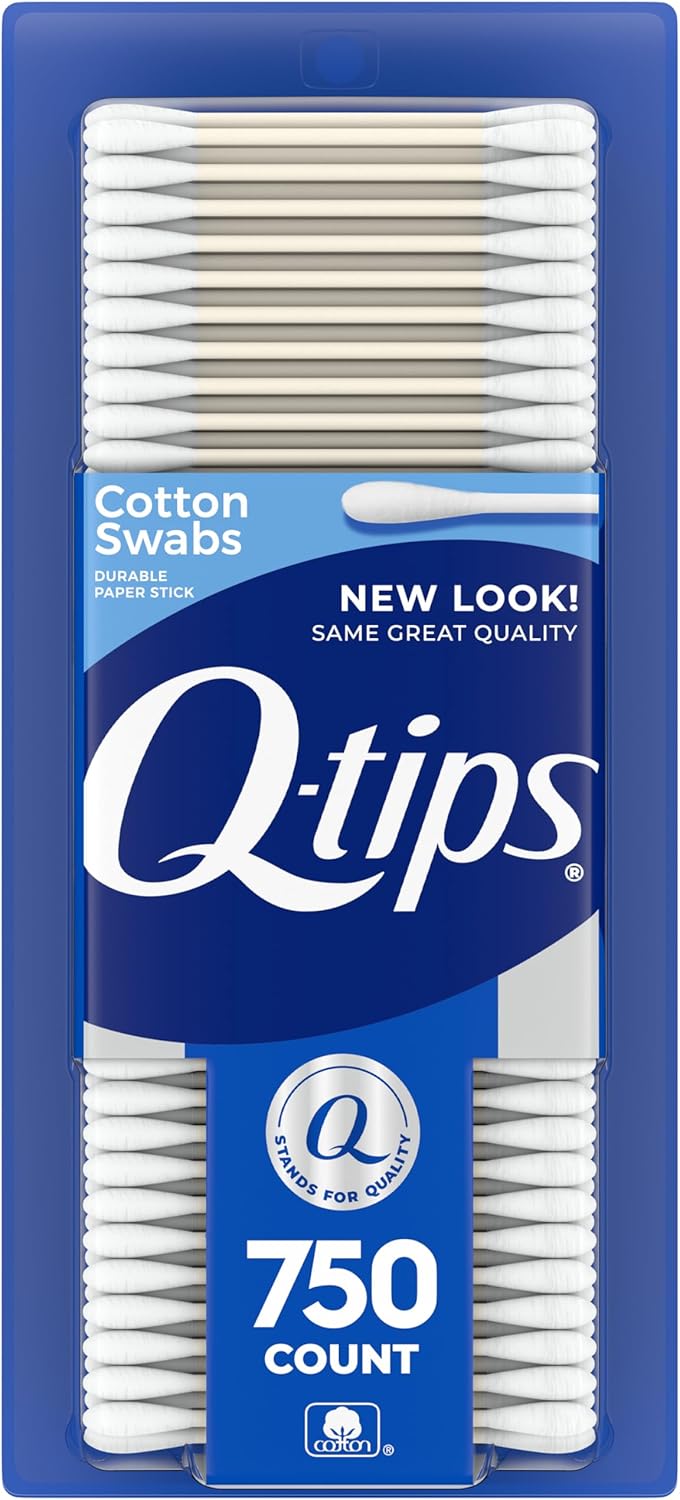 Q-tips Cotton Swabs For Hygiene and Beauty Care Original Cotton Swab Made With 100% Cotton 750 Count Review