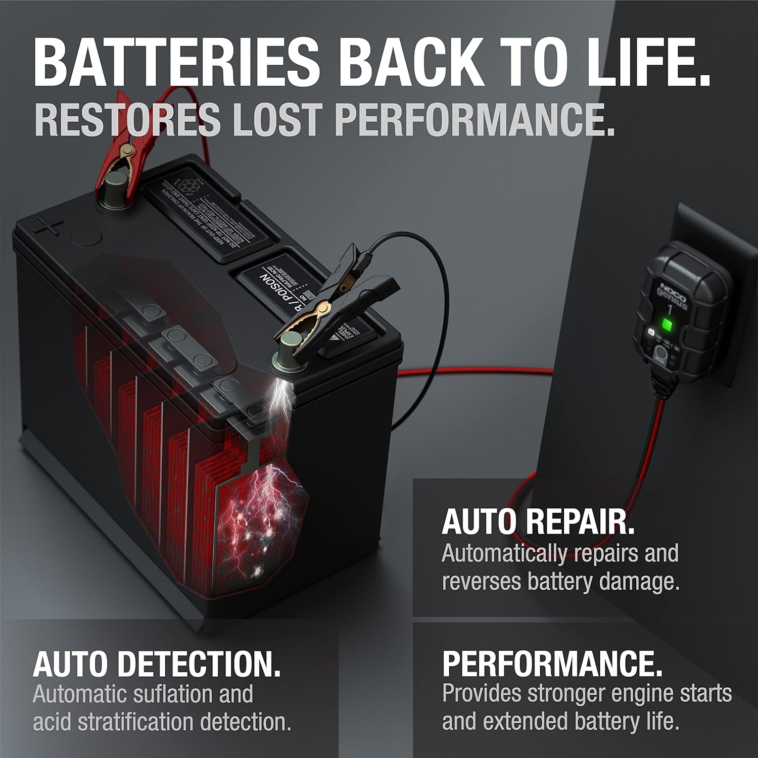 NOCO GENIUS1 Smart Battery Charger