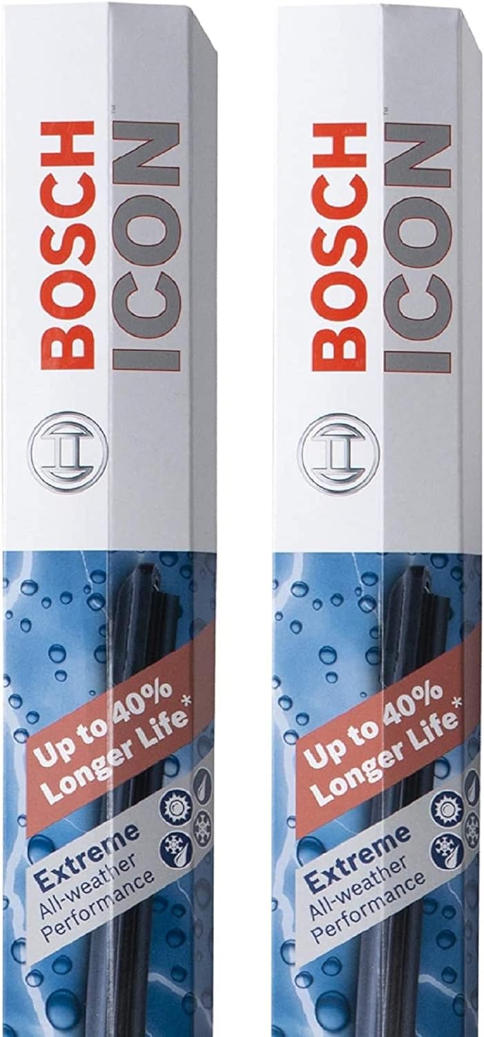 BOSCH 22A22B ICON Beam Wiper Blades – Driver and Passenger Side – Set of 2 Blades (22A & 22B) Review