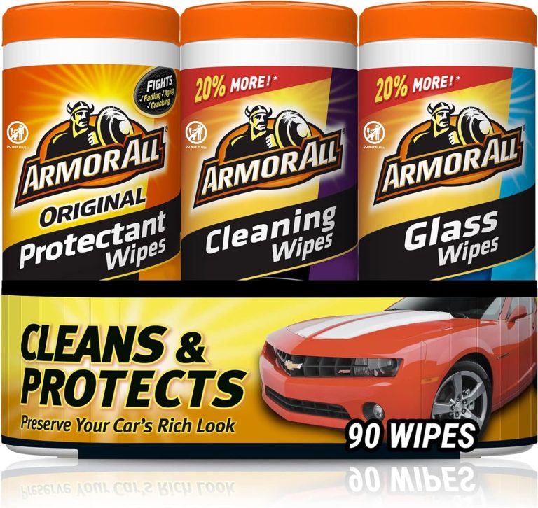Armor All Protectant, Glass and Cleaning Wipes, Wipes for Car Interior and Car Exterior, 30 Count Each (Pack of 3) Review