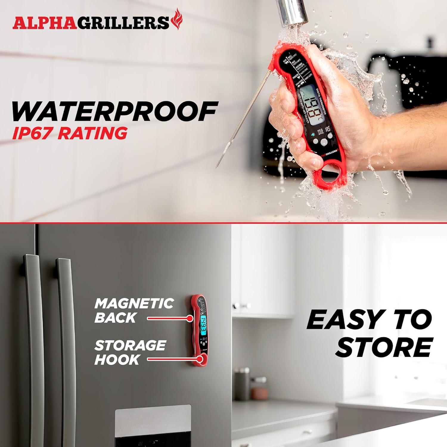 Alpha Grillers Meat Thermometer