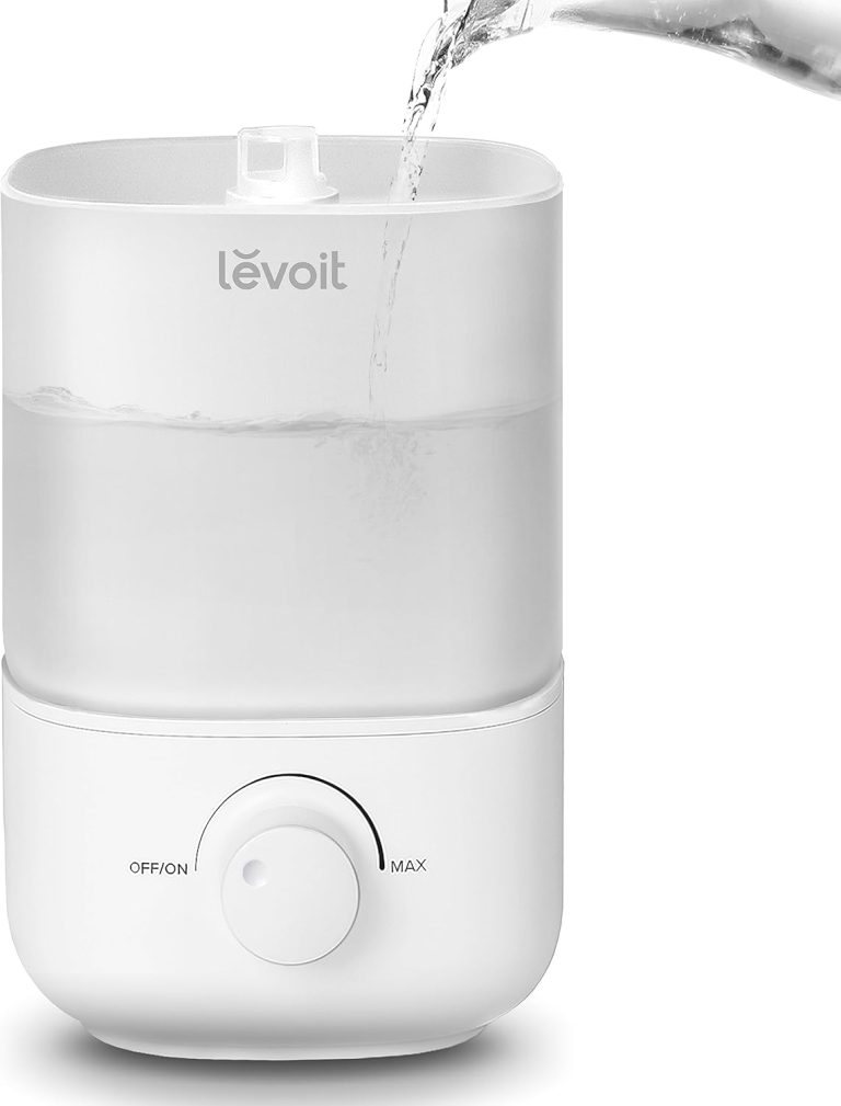 LEVOIT Top Fill Humidifiers for Bedroom, 2.5L Tank for Large Room, Easy to Fill & Clean, 26dB Quiet Cool Mist Air Humidifier for Home Baby Nursery & Plants, Auto Shut-off and BPA-Free for Safety, 25H Review