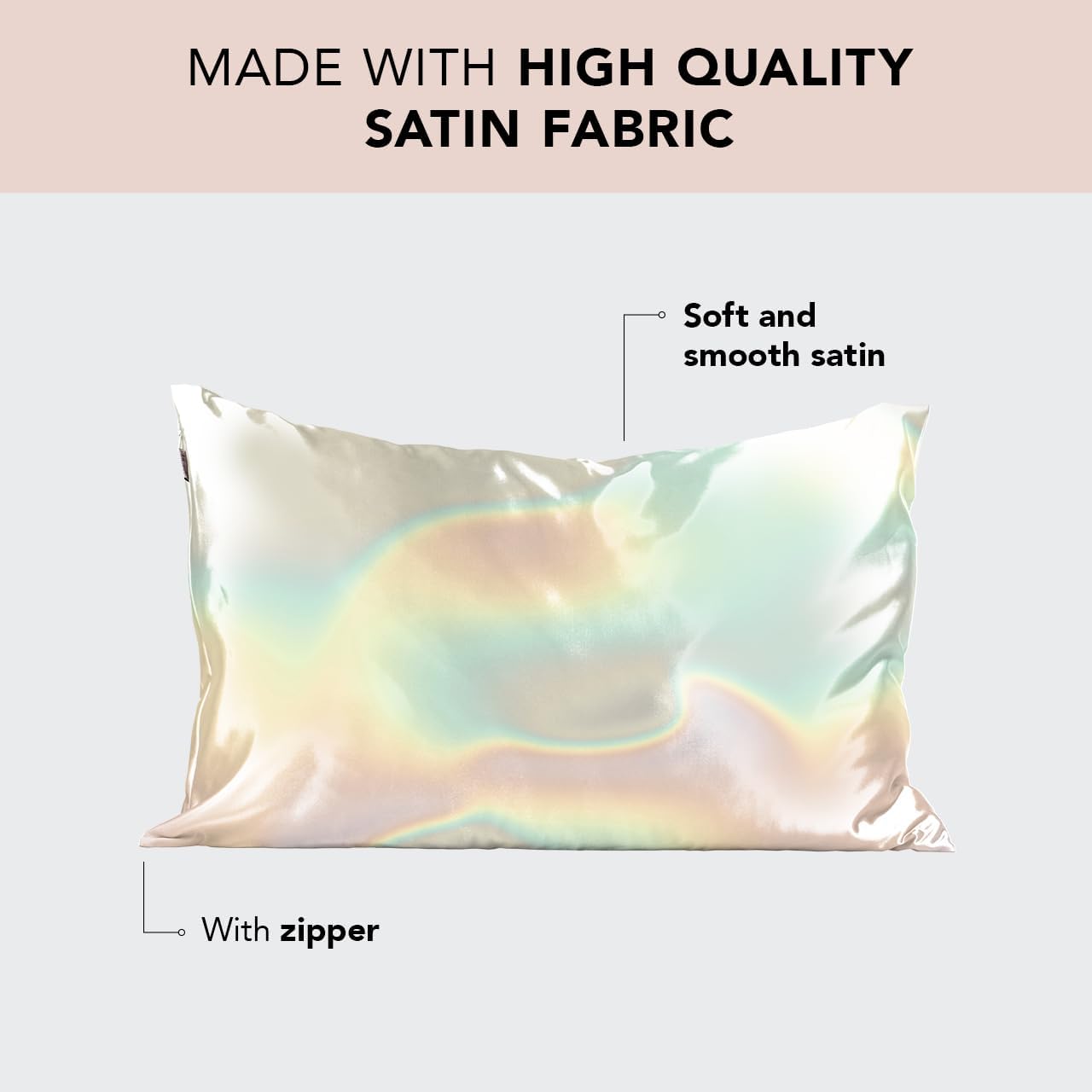 Kitsch Satin Pillowcase — Overview
