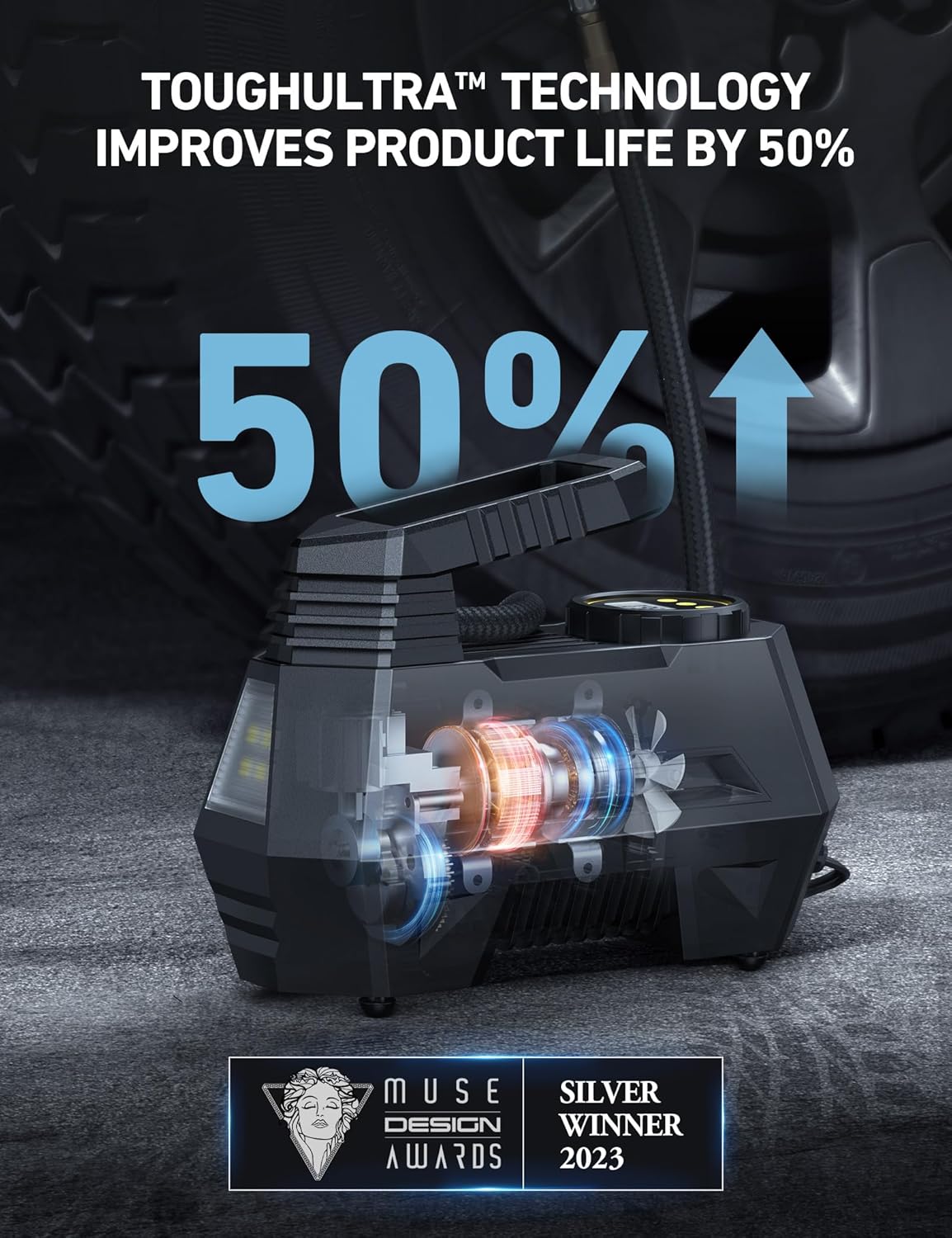 Key features image of AstroAI inflator