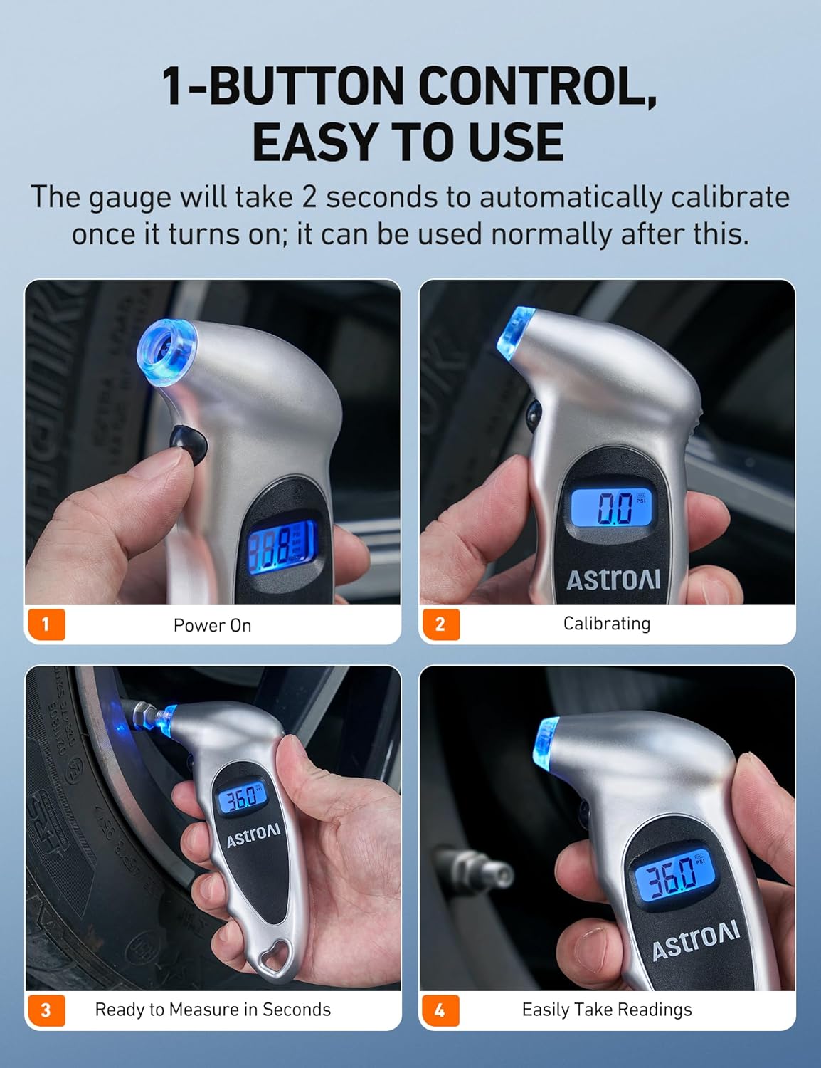 AstroAI gauge in use