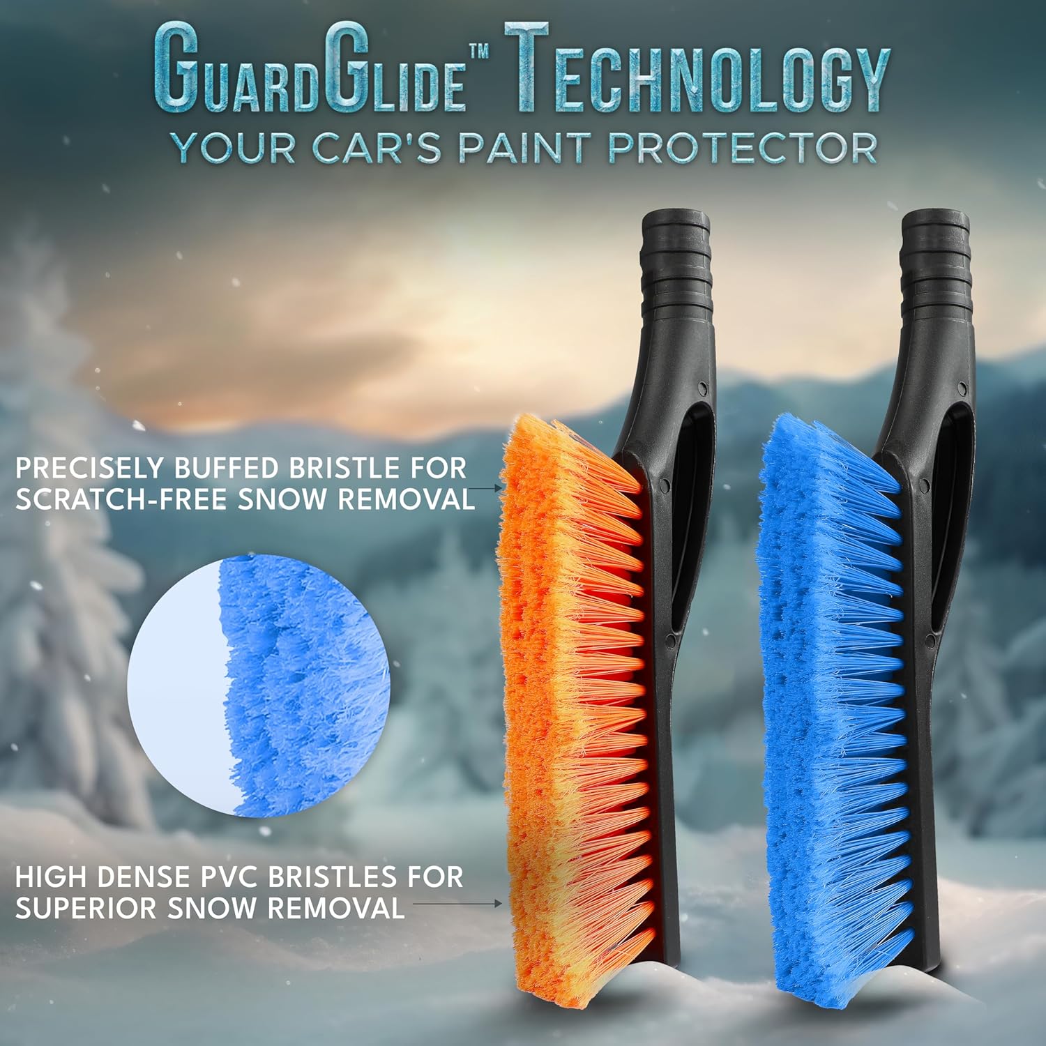 EcoNour snow brush close-up