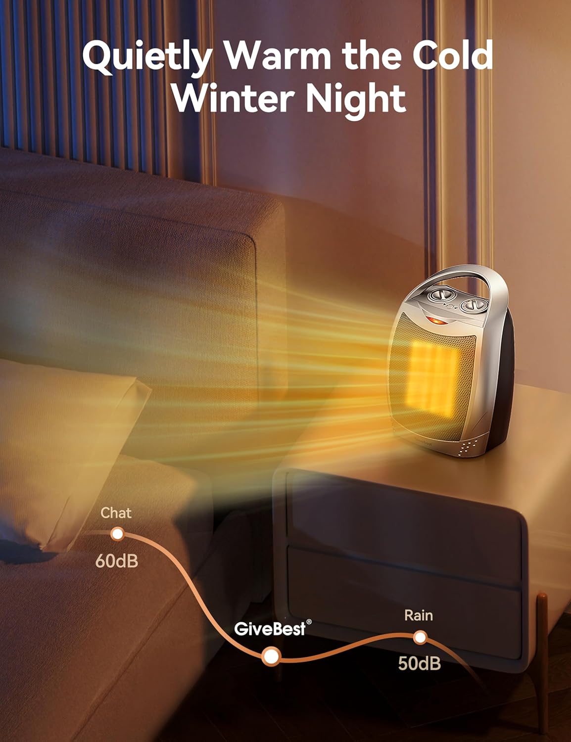 GiveBest heater in use