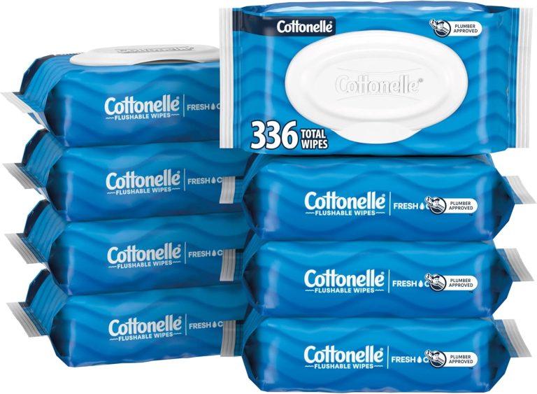 Cottonelle Fresh Feel Flushable Wet Wipes 336 Count