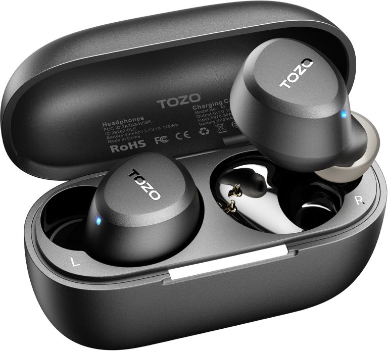 TOZO A1 Wireless Earbuds — Bluetooth 5.3, IPX5, 32 EQ