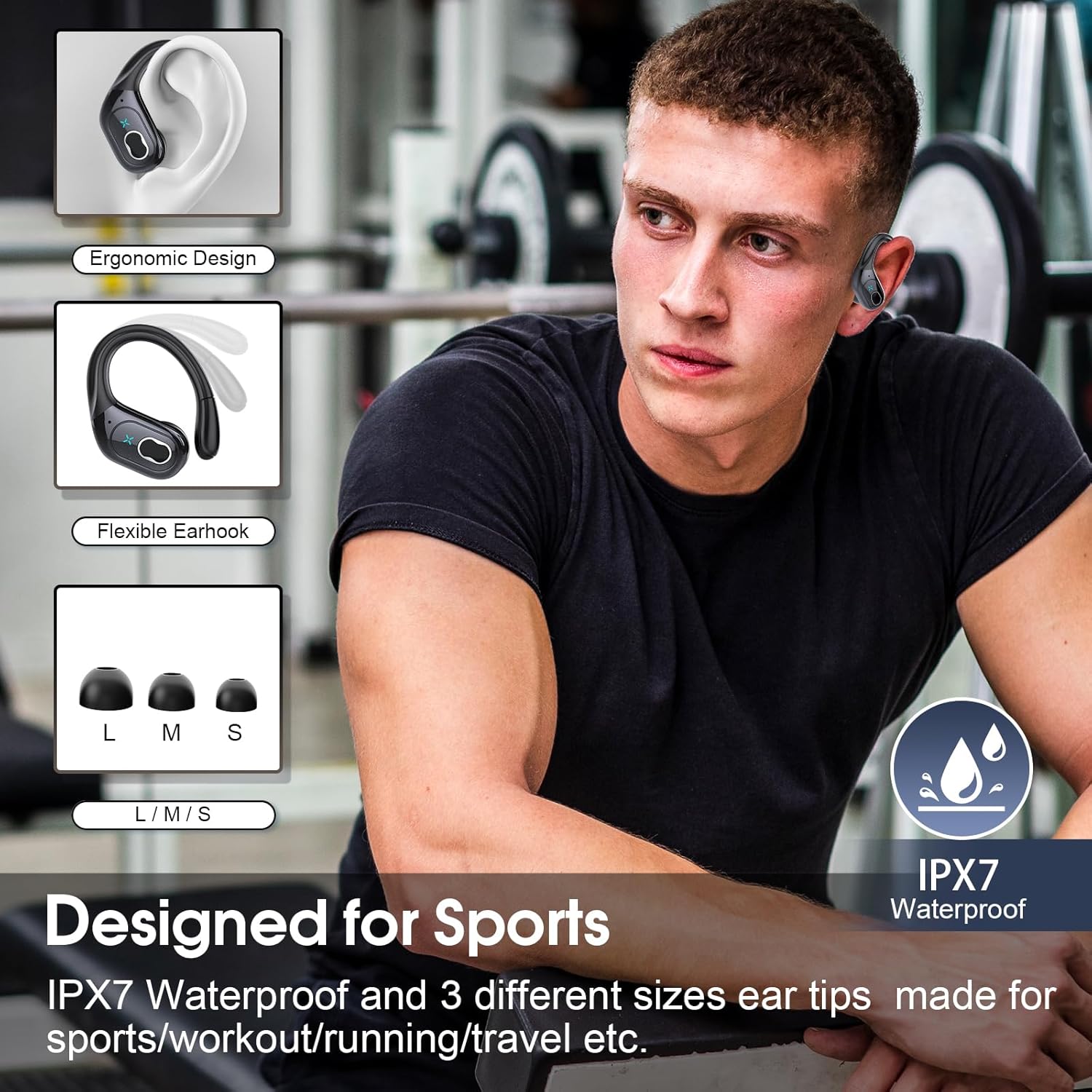 Wireless earbuds overview image