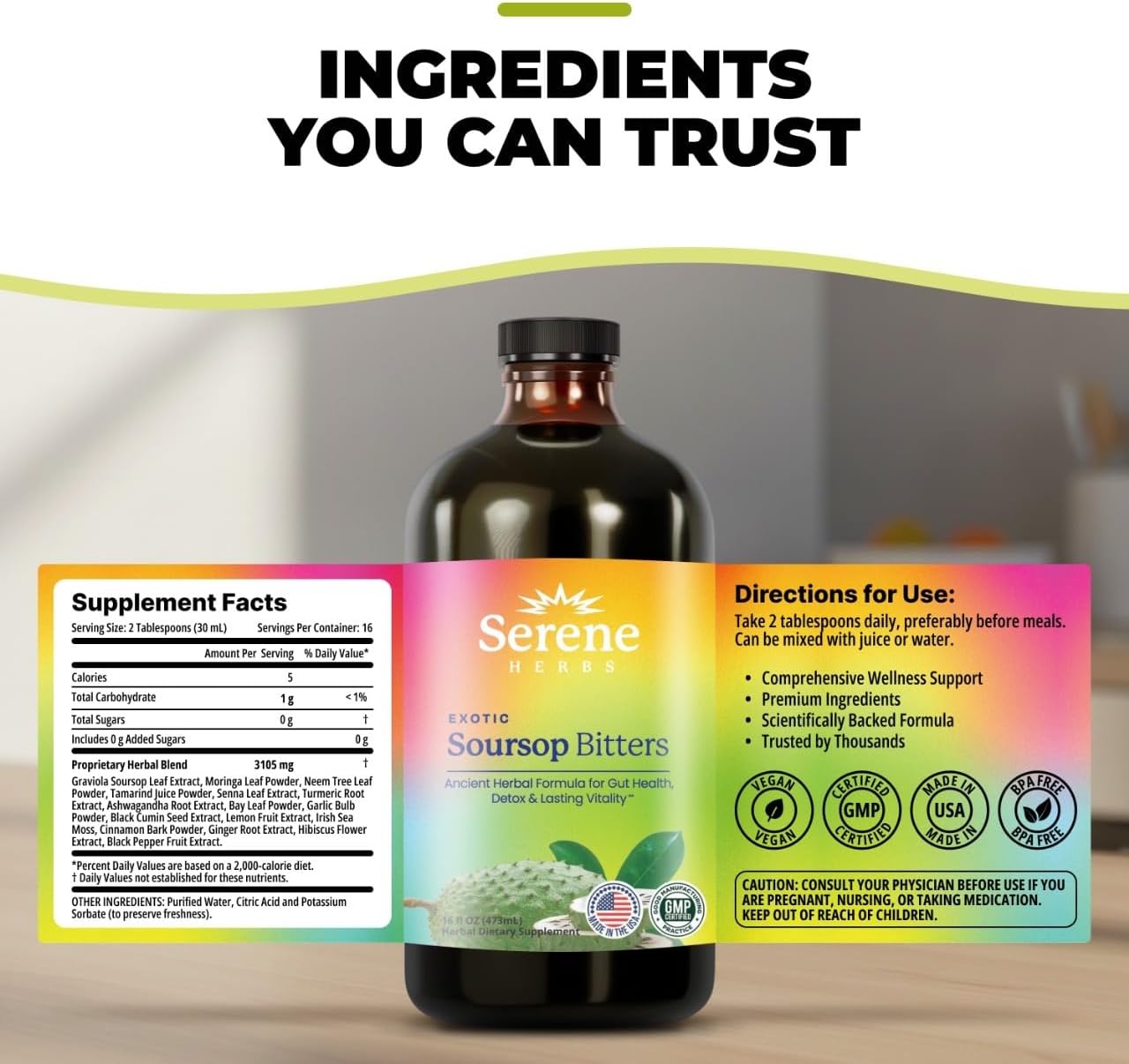 Serene Herbs Soursop Bitters - Who this product is for image