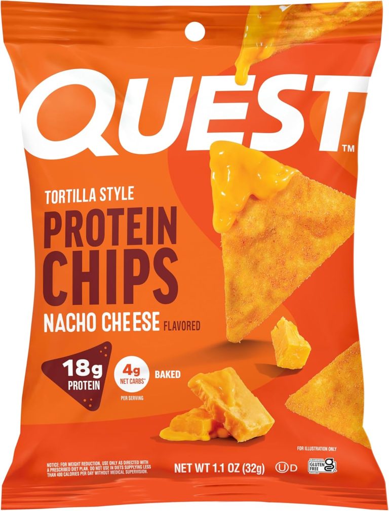 Quest Nutrition Nacho Cheese Protein Chips 18g Protein