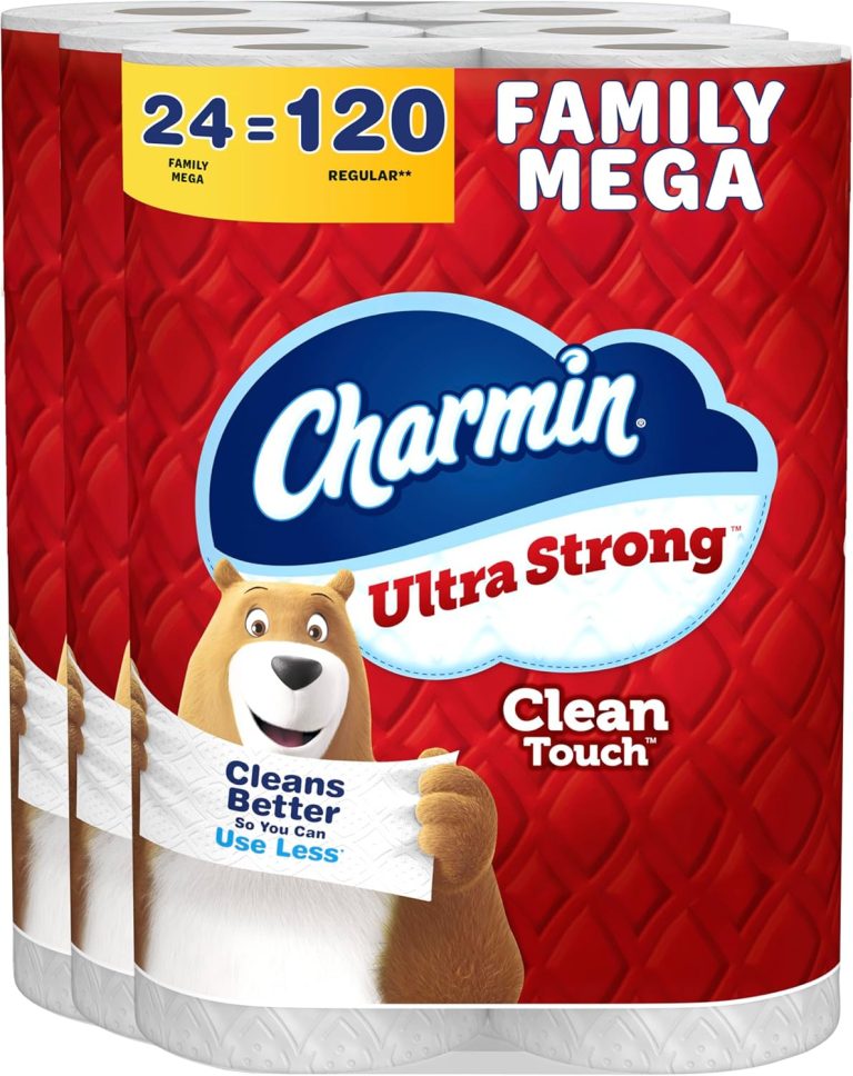 Charmin Ultra Strong Clean Touch Toilet Paper 24 Mega Rolls