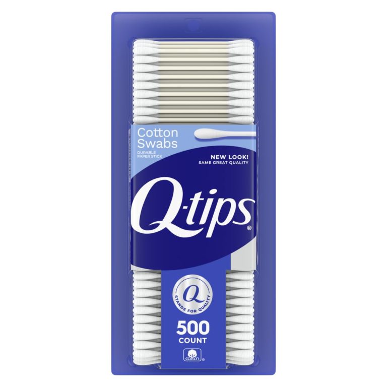 Q-Tips Cotton Swabs Original 500 Count 100% Cotton