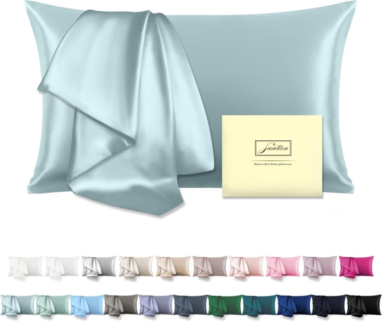 Mulberry Silk Pillowcase – Standard 20×26 Haze Blue