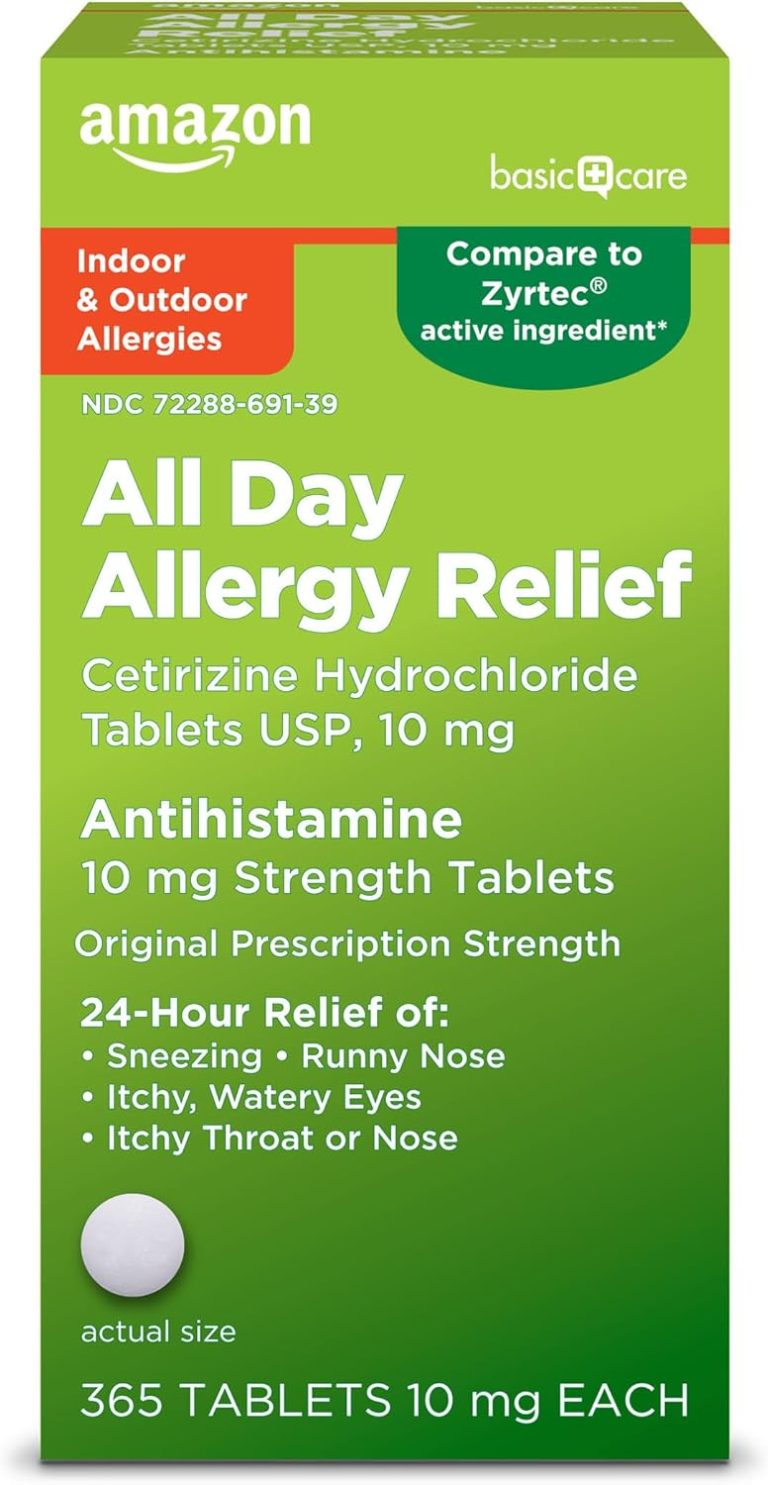 Amazon Basic Care All Day Allergy Cetirizine 10 Mg