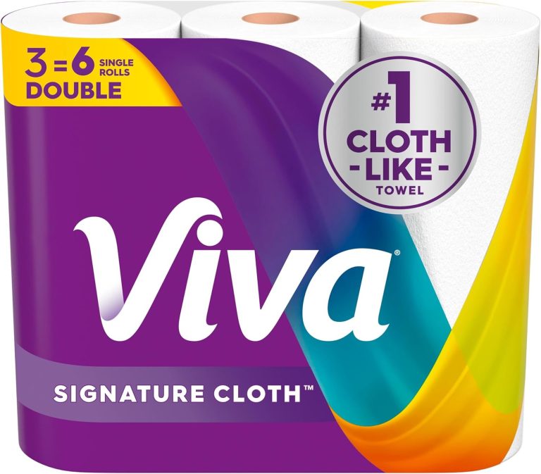 Viva Signature Cloth Paper Towels, Choose-A-Sheet 3 Rolls