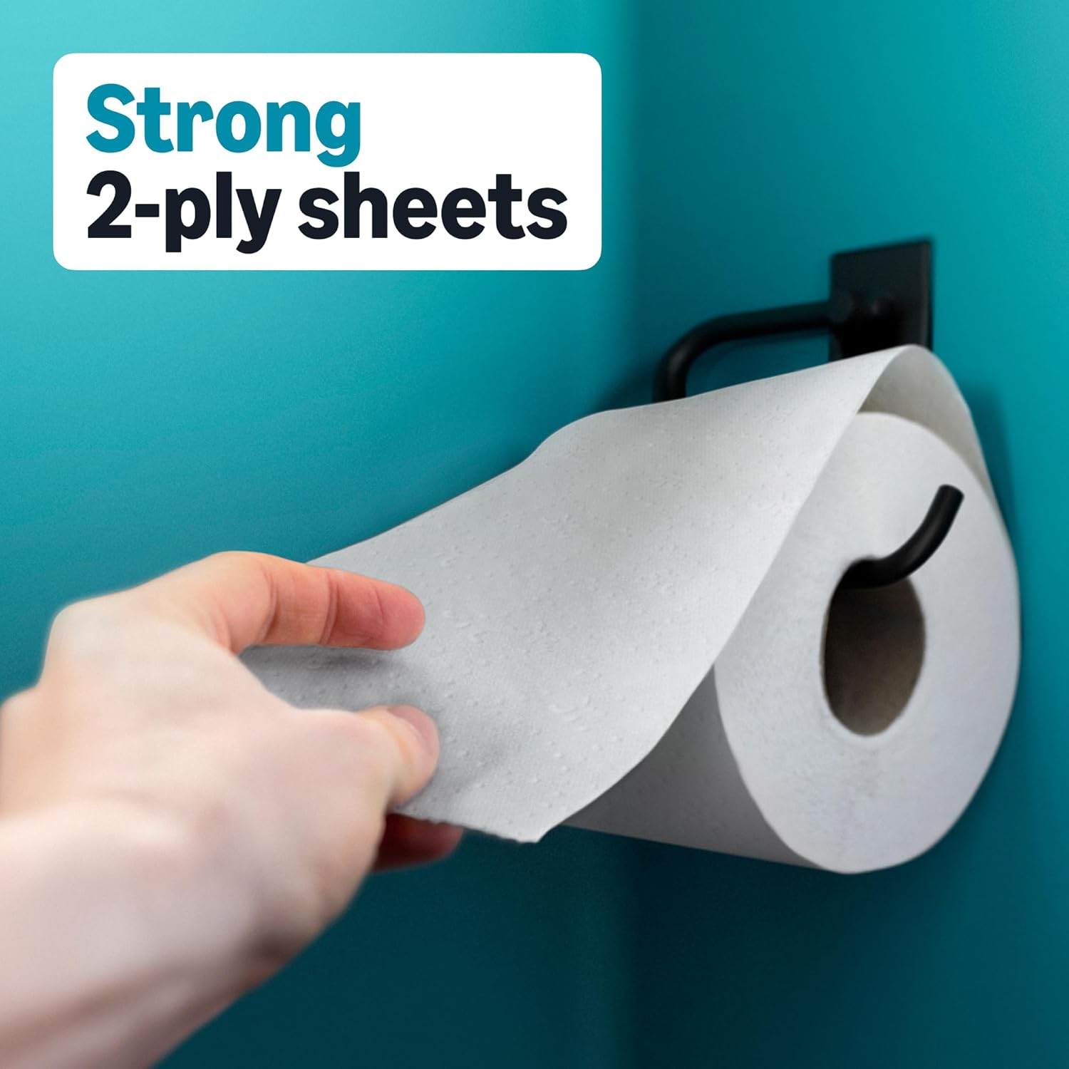 Amazon Basics 2-Ply Soft Toilet Paper, 30 Rolls (5 Packs of 6), 350 Sheets per Roll, Septic Safe, Equivalent to 185 Regular Rolls — Key Features