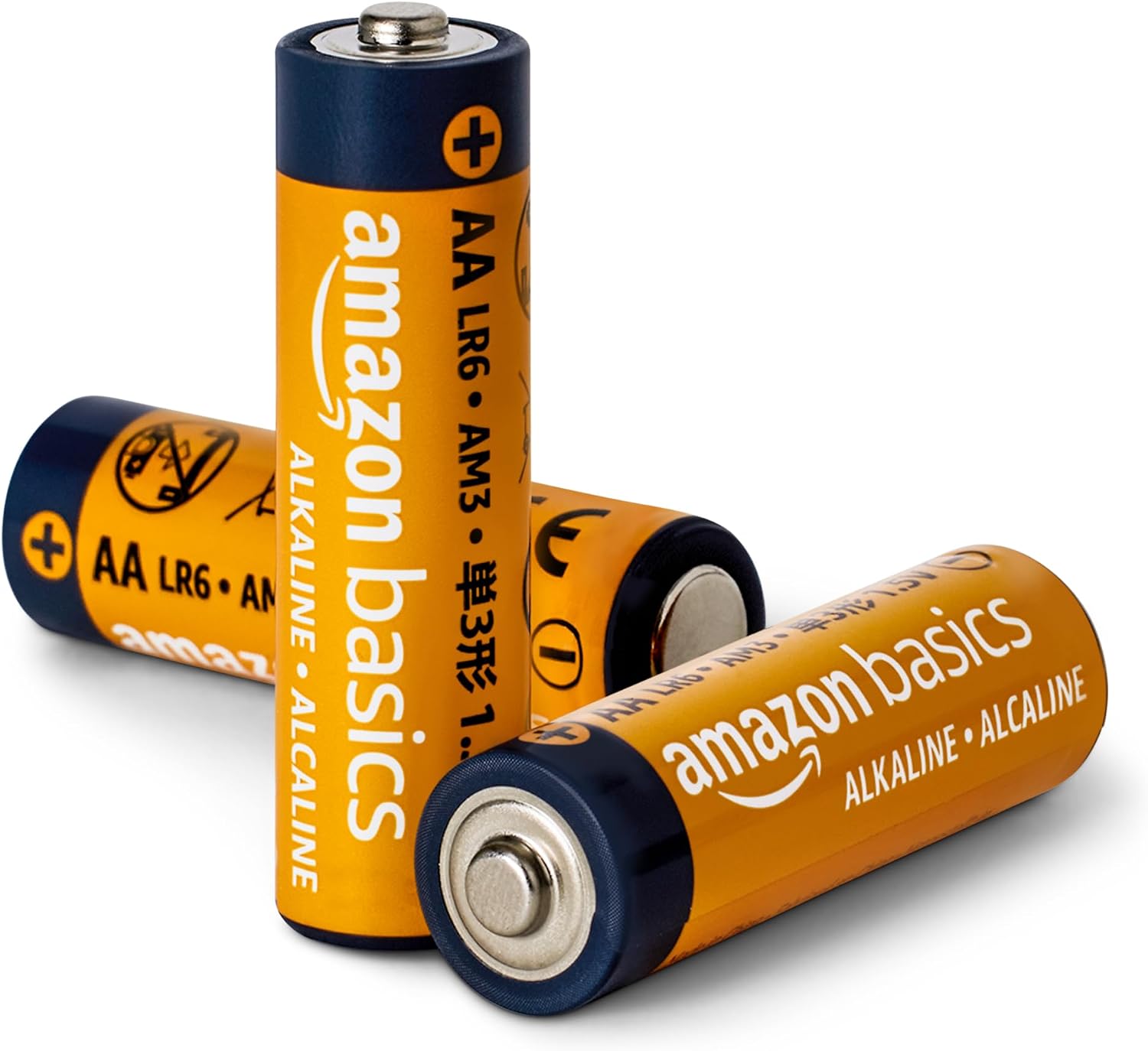 Amazon Basics 48-Pack AA Alkaline High-Performance Batteries, 1.5 Volt, 10-Year Shelf Life, Long-lasting, No Leakage — Overview