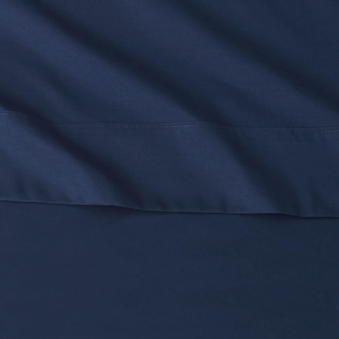 Amazon Basics Lightweight Super Soft Easy Care Wrinkle Free Microfiber 3 Piece Bed Sheet Set with 14-Inch Deep Pockets, Twin, Navy Blue, Solid, Kids, Men & Women Bedding — Real-World Performance