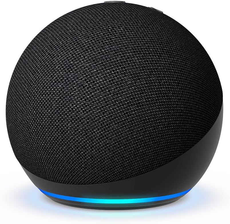 Amazon Echo Dot (newest model) - Vibrant sounding speaker, Designed for Alexa+, Great for bedrooms, dining rooms and offices, Charcoal — Overview