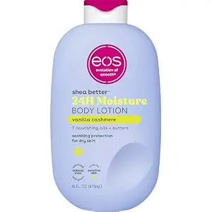 eos Shea Better Body Lotion- Vanilla Cashmere, 24-Hour Moisture, 16 fl oz