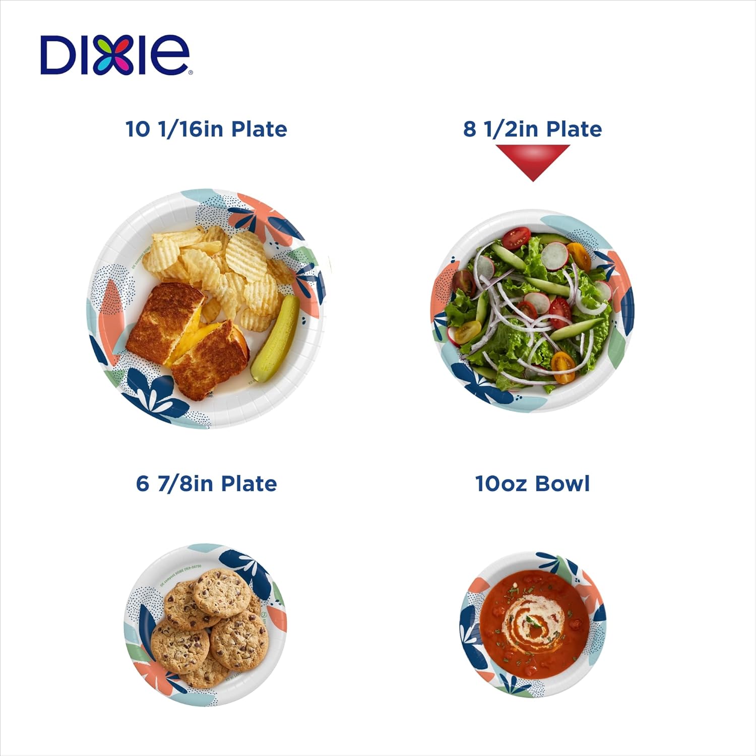 Dixie Paper Plates 8.5 Inch, 90 Count, Disposable Plates — Who This Product Is For