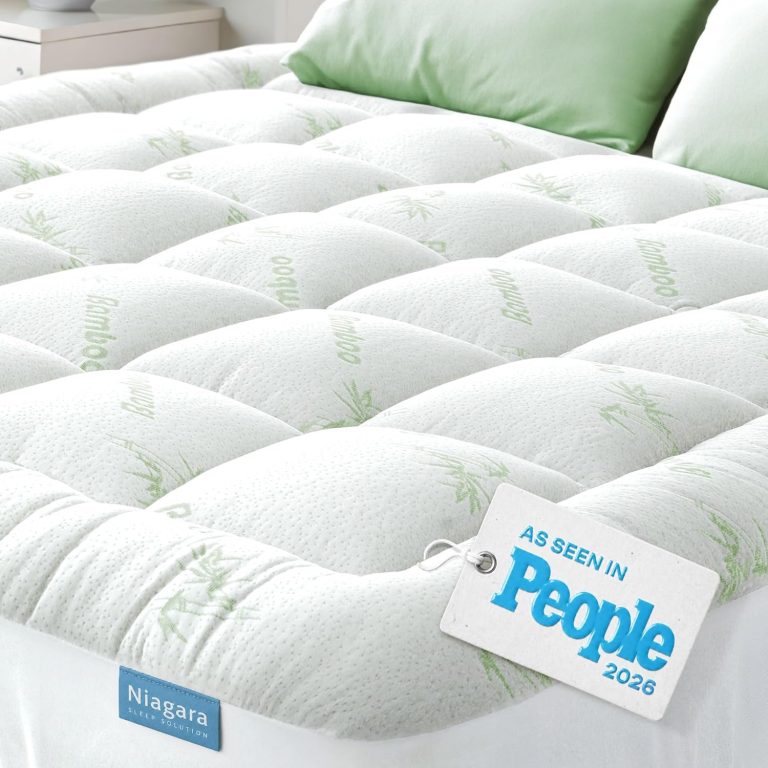 Niagara Sleep Solution Queen Ultra Soft Mattress Topper — Back Pain Relief