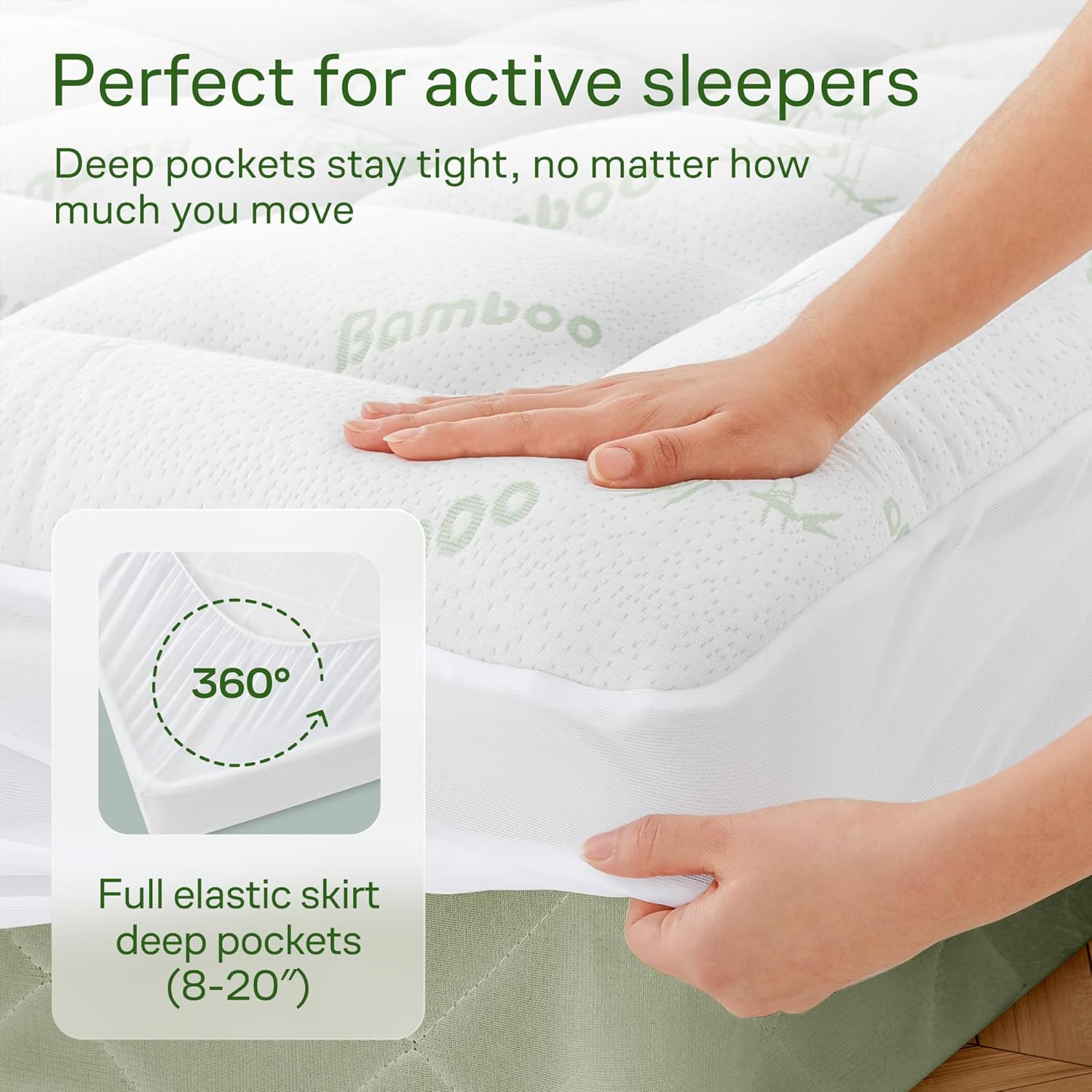 Niagara Sleep Solution Queen Ultra Soft Mattress Topper — Back Pain Relief — Ease of Use and Maintenance