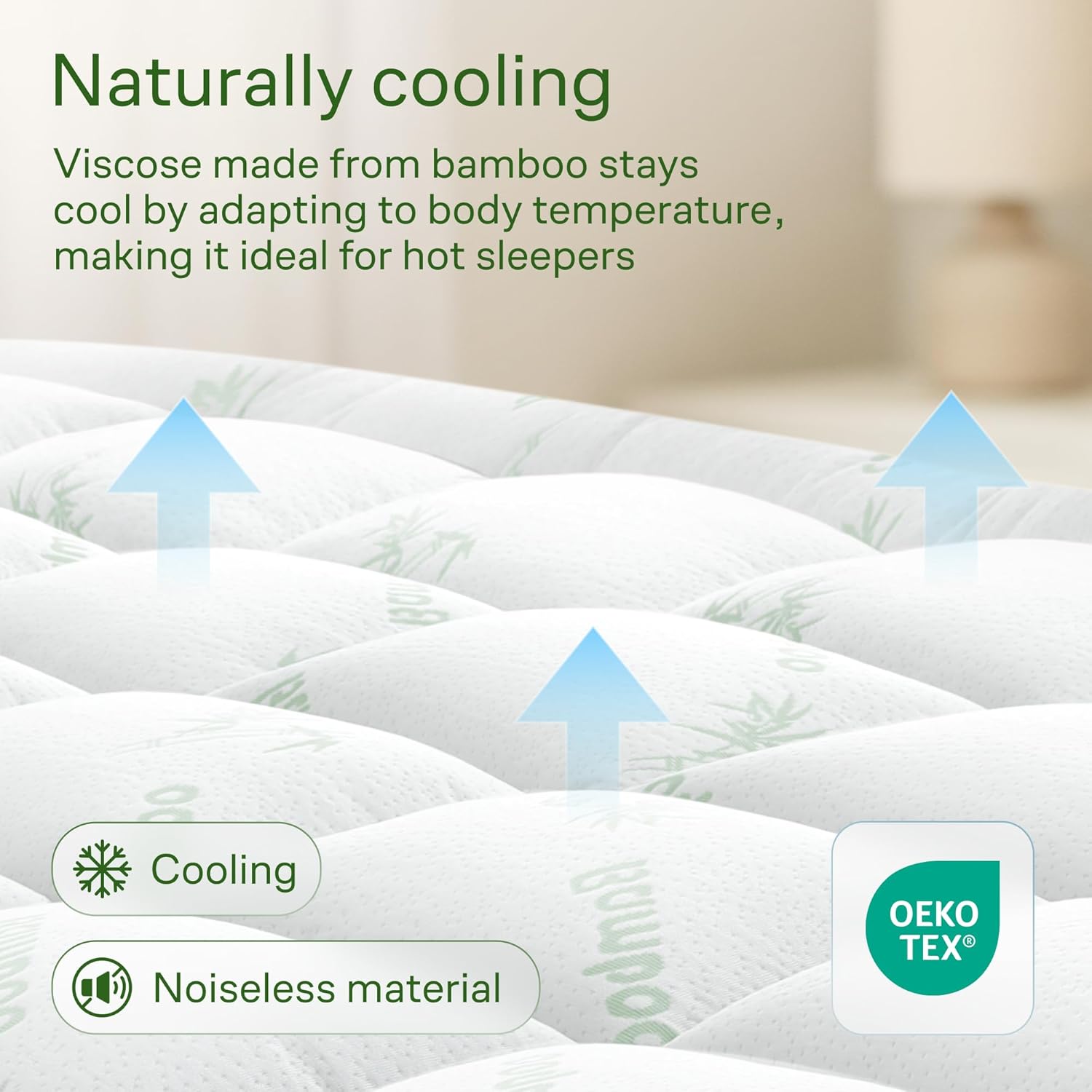 Niagara Sleep Solution Queen Ultra Soft Mattress Topper — Back Pain Relief — Key Features