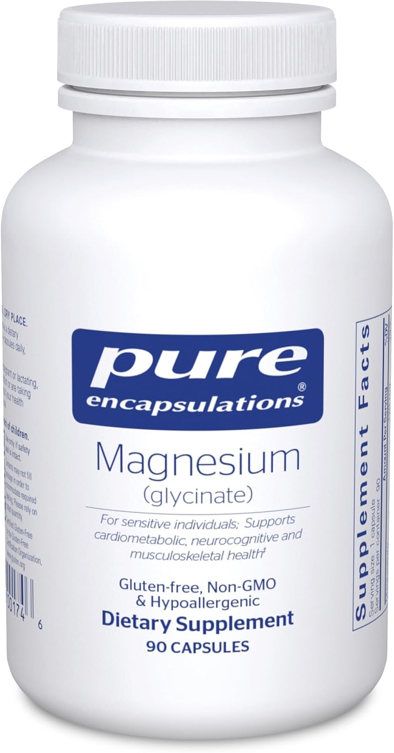 Pure Encapsulations Magnesium (Glycinate), 90 Capsules
