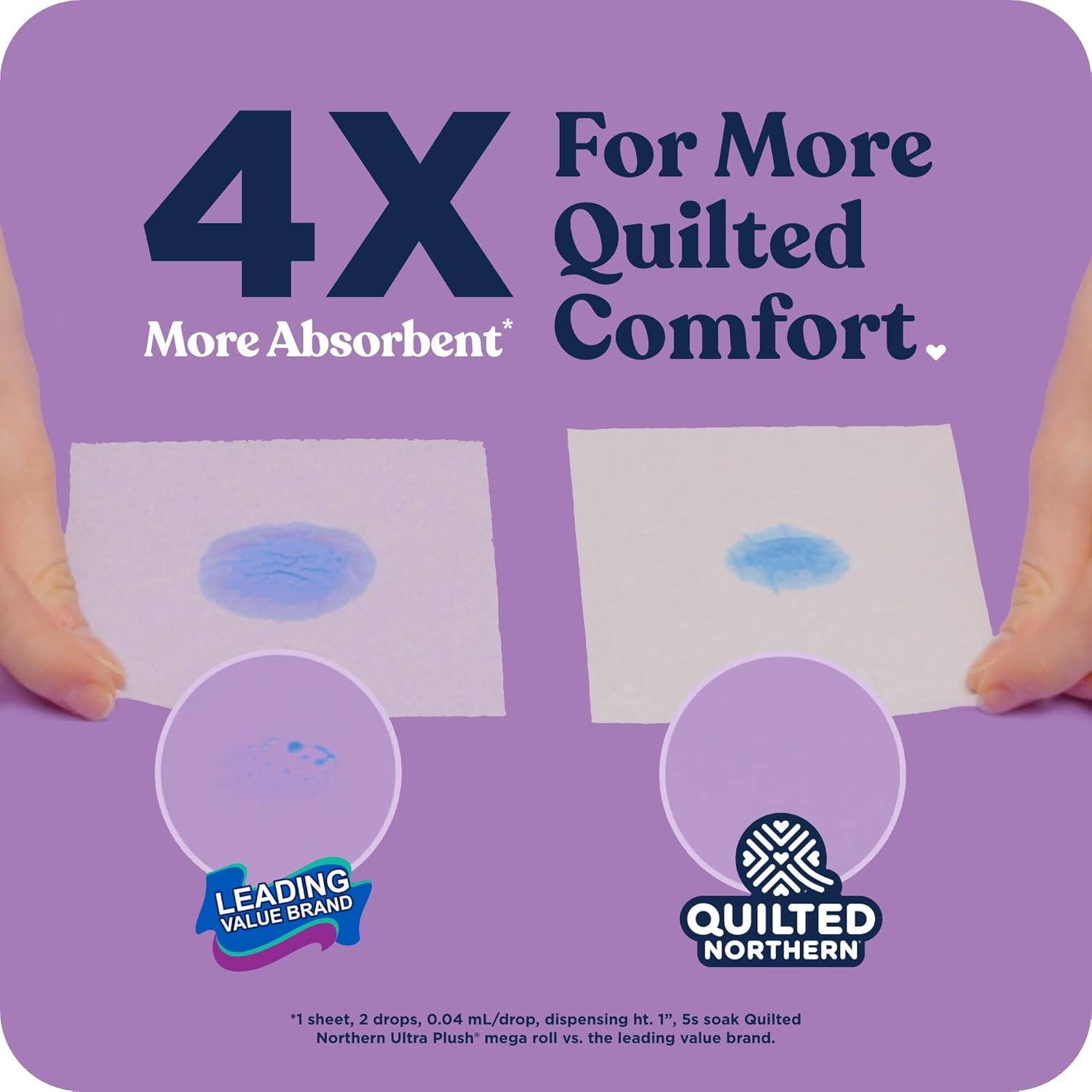 Quilted Northern Ultra Plush Toilet Paper, 6 Mega Rolls = 24 Regular Rolls — Overview