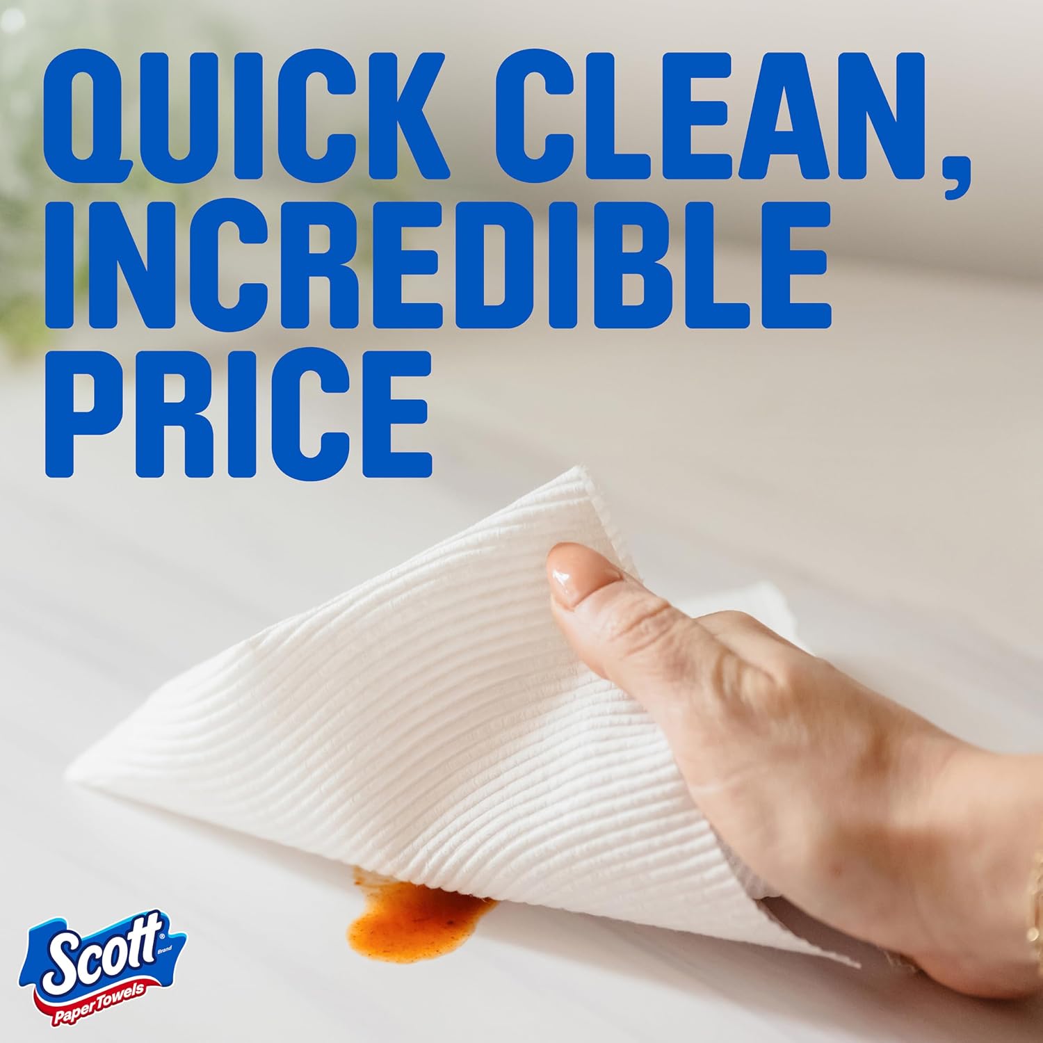 Scott Paper Towels, Choose-A-Sheet, 6 Double Rolls, 108 Sheets Per Roll — Real-World Performance