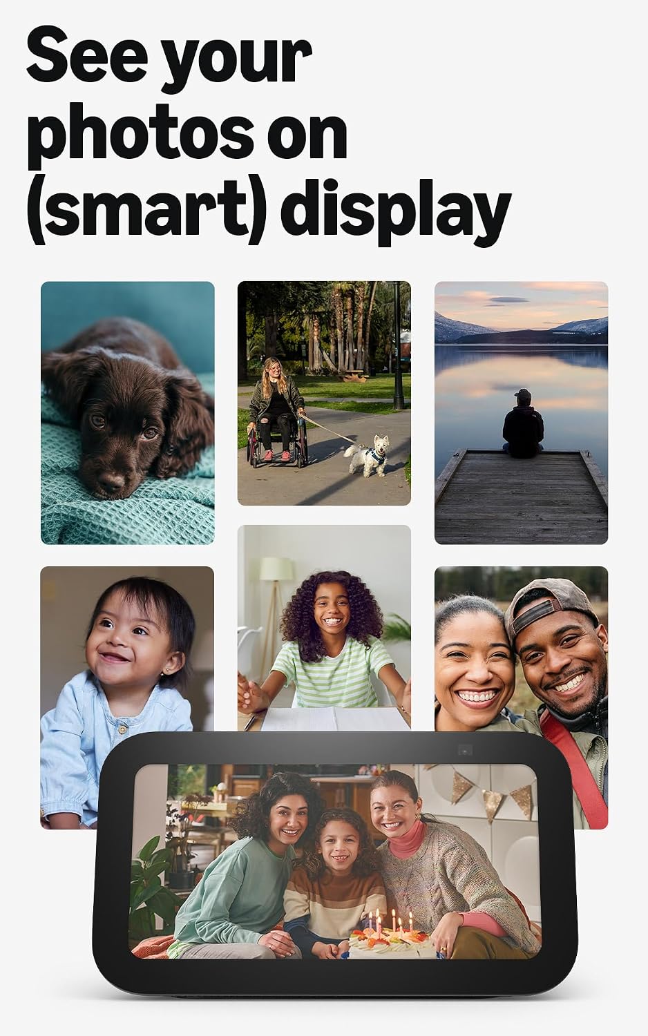 Amazon Echo Show 5 (newest model), Smart display, Designed for Alexa+, 2x the bass and clearer sound, Charcoal — Who This Product Is For