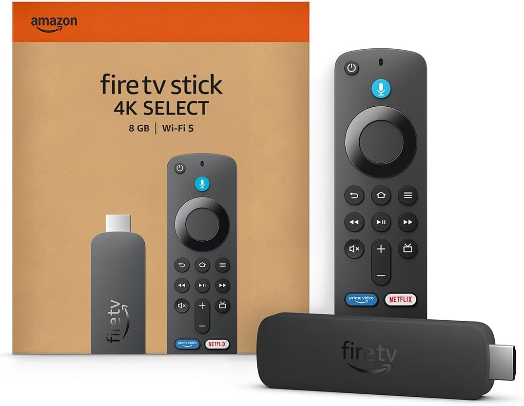 Amazon Fire TV Stick 4K Select, start streaming in 4K, AI-powered search, and free & live TV, find shows faster with Alexa+ — Overview