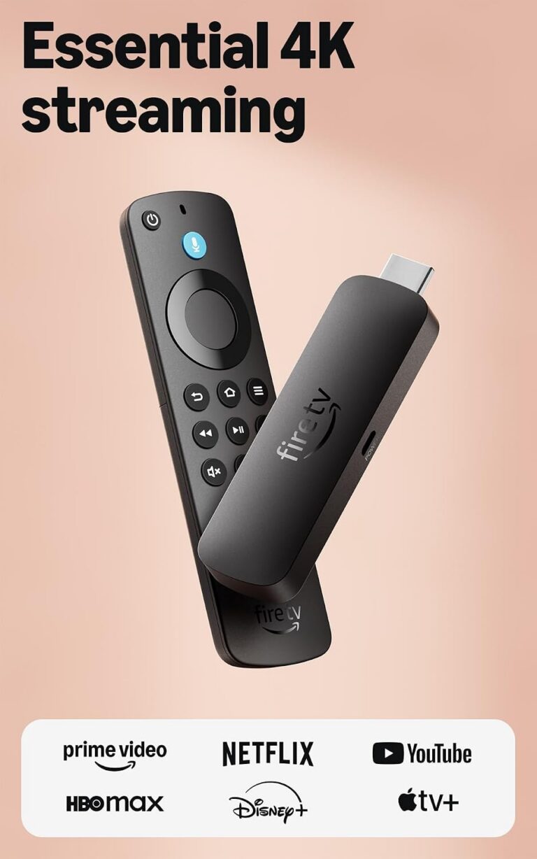 Amazon Fire TV Stick 4K Select, start streaming in 4K, AI-powered search, and free & live TV, find shows faster with Alexa+