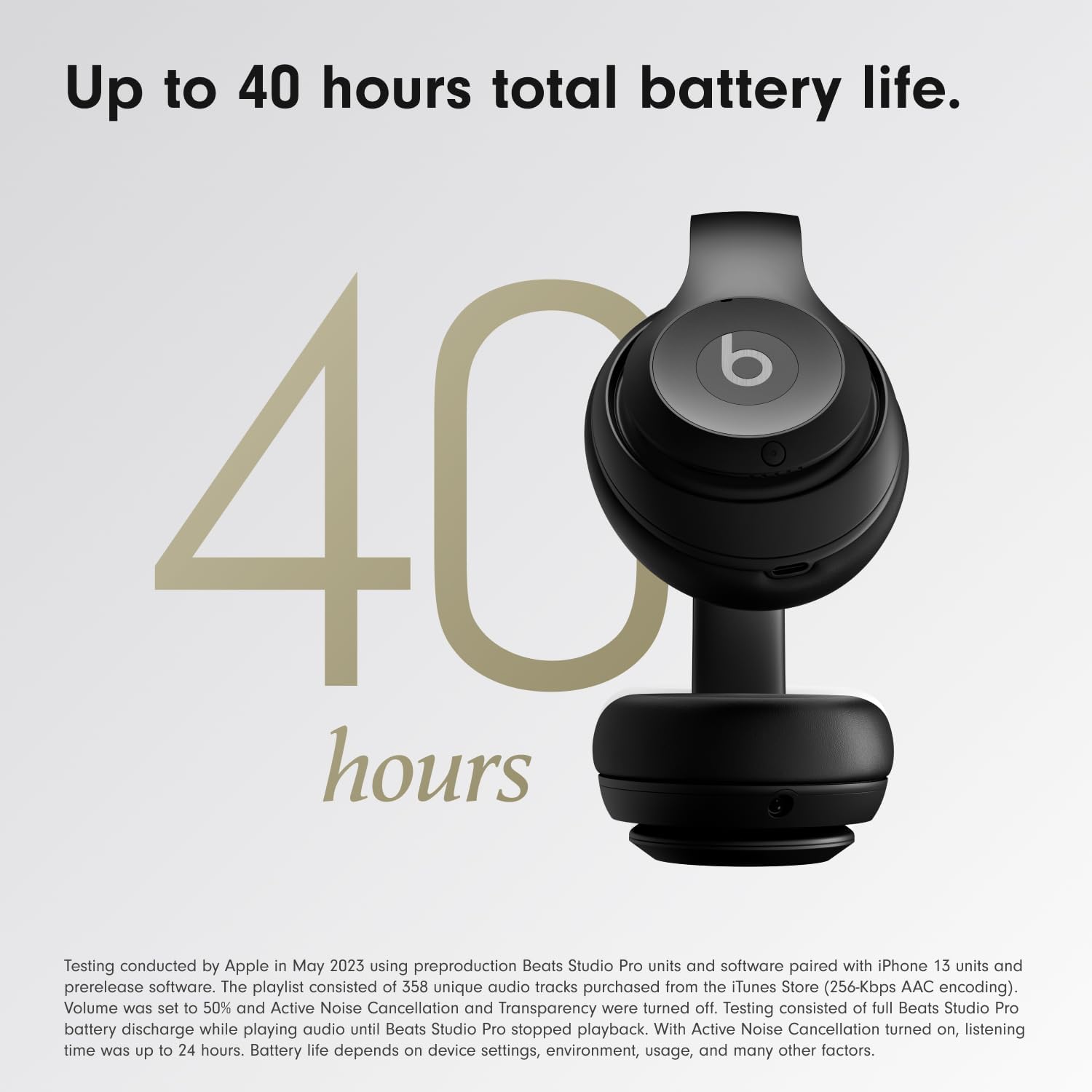 Beats Studio Pro Premium Wireless Over-Ear Headphones- Up to 40-Hour Battery Life, Active Noise Cancelling, Great for Travel & Commuting, USB-C Lossless Audio, Apple & Android Compatible -Black — Real-World Performance
