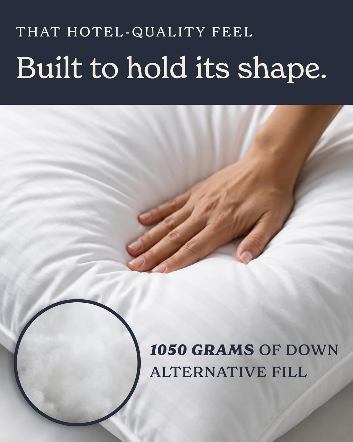 Beckham Hotel Collection Bed Pillows Standard/Queen Size Set of 2 — Key Features