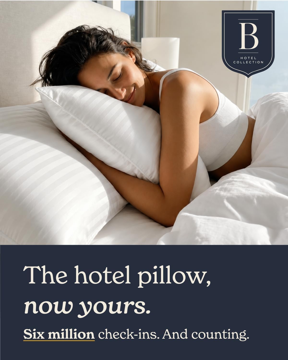 Beckham Hotel Collection Bed Pillows Standard/Queen Size Set of 2 — Overview